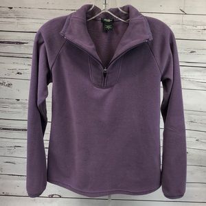 Eddie Bauer Purple Fleece Sweater Size S